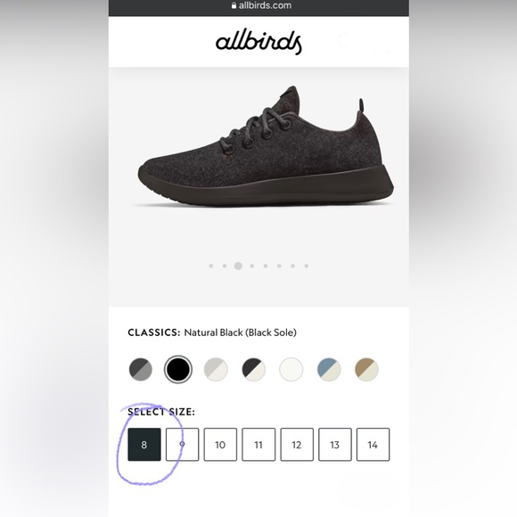 allbirds Men’s Wool Runners NWOT sneakers - Picture 16 of 16